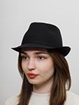 Шляпа STETSON арт. 1111101 TRILBY COTTON (черный)